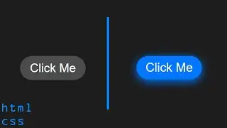 Creative Glowing Button with hover and animation Effect in Html, Css