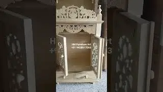 Handcrafted Wooden Temple by HM Furniture Art | हस्तनिर्मित लकड़ी का मंदिर | Beauty 4 Home & Office