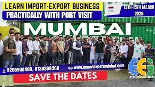 Best Import Export Course in Mumbai with Practical Training with Port visit | #mumbai