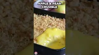 Крамбл из яблок и груш