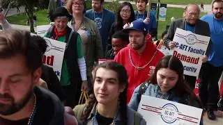 UC-AFT Union Rally at UCLA