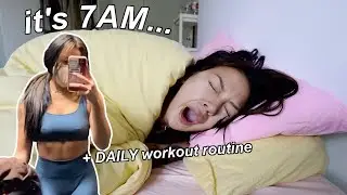 7AM WINTER MORNING ROUTINE + WORKOUT ROUTINE | VLOGMAS DAY 3