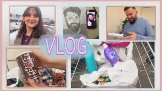 🛒VLOG: თებერვლის პროდუქტები /რა ვიყიდეთ კარფურში 500 ლარად/ ხატვის მუზამ შემომიტია🎨