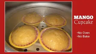 How To Make Mango Cupcake Without Oven | Mango Cupcake Recipe | No Bake