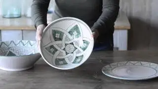 Handmade Ceramic Serveware Set -The Stella Collection