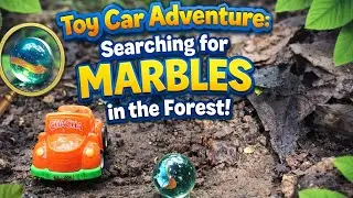 Toy Car Adventure: Searching for Marbles in the Forest