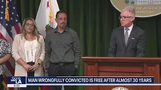 Man wrongfully convicted is free after almost 30 years