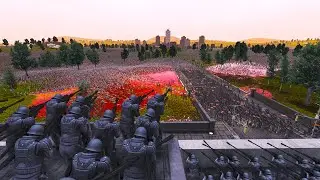50 Cal Barrett Sniper Unit Save the City from 1,000,000 Zombies? ULTIMATE EPIC BATTLE SIMULATOR 2