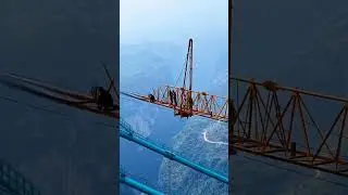 How to disassemble and assemble the world's first high bridge tower crane #xcavator