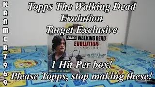 Target Exclusive Topps AMC TWD Evolution Break - 1 Hit per box!