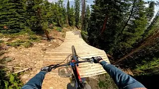 CRASH on BANANA PEEL (Pro Line) at TRESTLE BIKE PARK, CO | 7/24/25