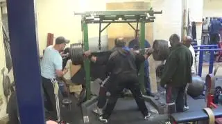 Andy Bolton squatting 340kg 3 reps