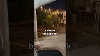 Ascend backpack never used testing it for comfort.  #camping #backpacking #tent #short #outdoors