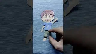 Paper Child Comes to Life! ✂️✨ #shorts  #familyfriendly #funnytoy #kidsentertainment
