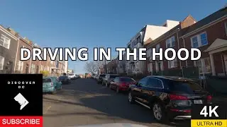 Driving in Washington DC Neighborhoods - lots of development - #dc #dashcam #pov #4k