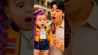 Eating Insect Ice Cream K-Pop Demon Hunters #huntrix #kpop