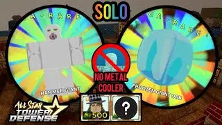 2 Units Beating Raid 2 Extreme (No Metal Cooler) | Solo Gameplay - All Star Tower Defense