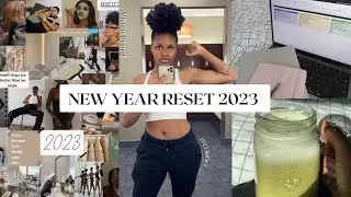 NEW YEAR RESET 2023 || reflecting on 2022, vision board, goal setting & organizing