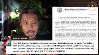 ATTY. GADON, NADISBAR!