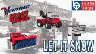 Ventrac 4500Z w/ Broom Snow Removal