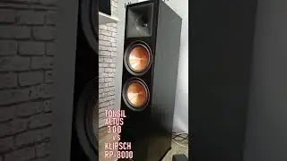 Klipsch RP-8000F vs Tonsil Altus 300 - luźny materiał z akcji #shorts Chainsmokers