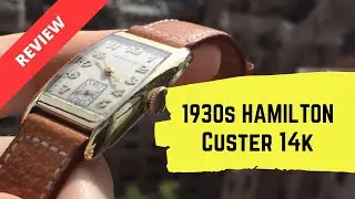 Review: vintage Hamilton Custer 14k gold watch from 1930s. And why American pre-war watches are cool