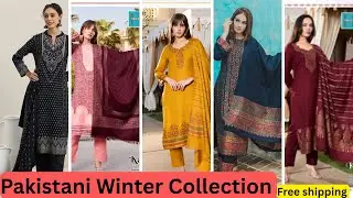 Winter pure collection 🤩|| weaving embroidered suits🥰 || pashmina fabric ☺️|| free shipping in 🇮🇳 