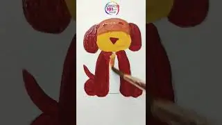 Easy Dog Painting | Fevicryl Acrylic Colours | Fevicryl Hobby Ideas India