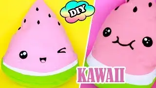 DIY KAWAII almofada decorativa MELANCIA - POLY SEGUNDA A SEXTA EP 9   #ALMODAFOFA EP 10