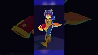Low Poly Carmelita Fox (From Sly Cooper) ! ✨(Full video below!) #3danimation #3dmodeling #blender3d