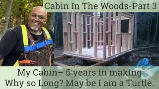 Cabin in The Woods - Part 3 - My Cabin 6 years in the making. Why so long?? May be I am a Turtle