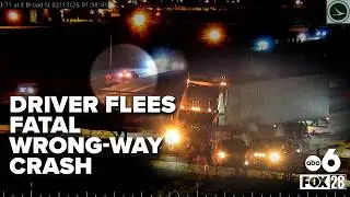 Person killed in wrong-way, multi-car Ohio crash on I-71, driver flees scene