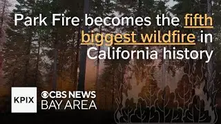 Park Fire becomes the fifth biggest wildfire in California history