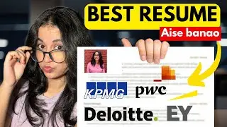 This RESUME got me Offer from BIG 4 🔥 || Free Deloitte Resume Template