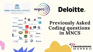 Previously Asked Coding Questions with Explanation -