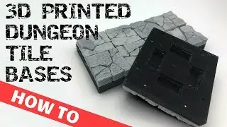 3D Printed Magnetic Dungeon Tile Bases