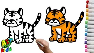 How to Draw a Tiger for Kids