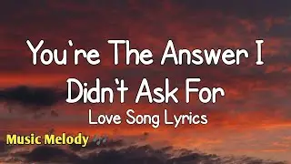 You're The Answer I Didn't Ask For - Love Song (Lyrics) 😚