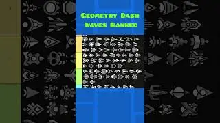Geometry Dash Waves Tier List #shorts #geometrydash #robtop #robtopgames #gaming