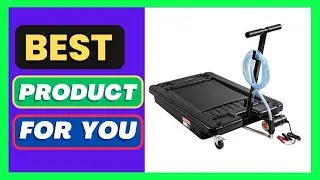 VEVOR Low Profile Oil Drain Pan, 17 Gallon Oil Drain Pan with Pump, Oil Change Pan