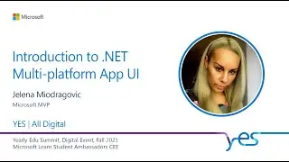 [YES] Introduction to .NET Multi-platform App UI - Jelena Miodragovic