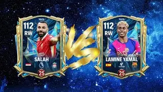BATTLE PLAYERS: Mohamed Salah 108 RW 🆚 Lamine Yamal 108 RW