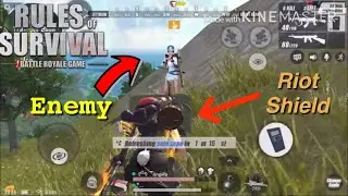 Trolling Last Person with Riot Shield! | Rules of Survival