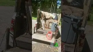 Junk Removal by a Family of Deer. Dead Weight, Scrap Metal Water Heater & Dump Runs 🦌🛻🗑️♻️