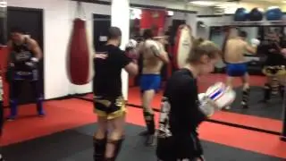 Spinning Back Elbow Drill at Sitan Gym Long Island