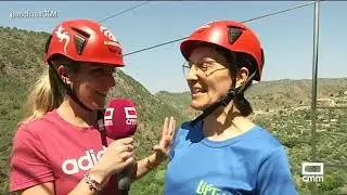 Sobrevolamos el río Mundo con la nueva tirolina de Liétor | Ancha es Castilla-La Mancha
