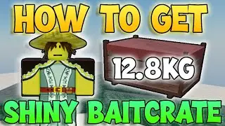 How To Get SHINY BIG Bait Crate 12.8KG FAST In Fisch! Big SHINY BAIT CRATE 12.8KG FISCH! (Roblox)