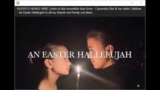 Hallelujah by Cassandra Star and her sister Callahan
