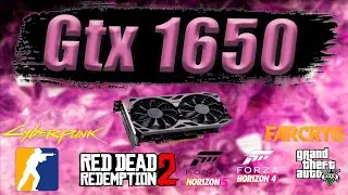 GTX 1650 in 6 Games