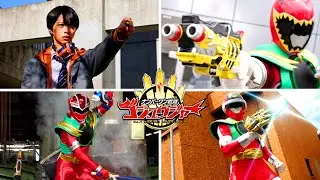 【ナンバーワン戦隊ゴジュウジャー】GozyuEagle All Retransformations & Finisher HQ ゴジュウイーグル 再変身 - No.1 Sentai Gozyuger